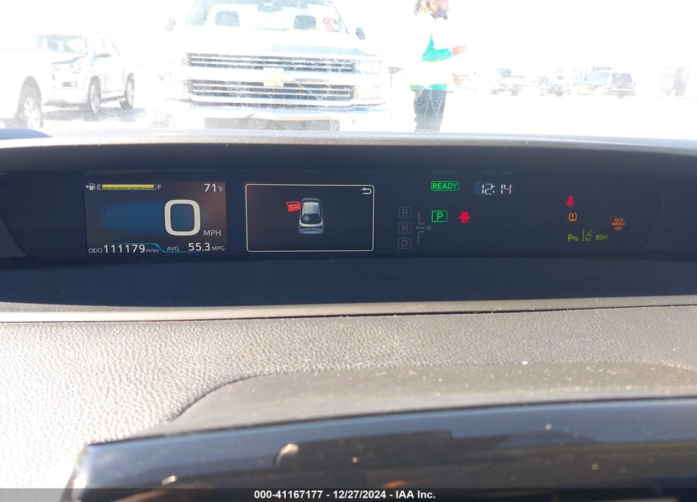 2019 TOYOTA PRIUS VIN: JTDKARFU2K3077524
