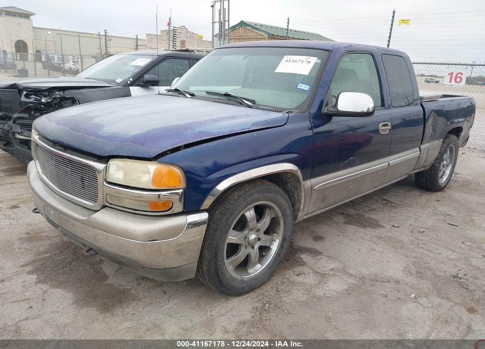 2000 GMC SIERRA 1500 SLE VIN: 2GTEC19V8Y1206314