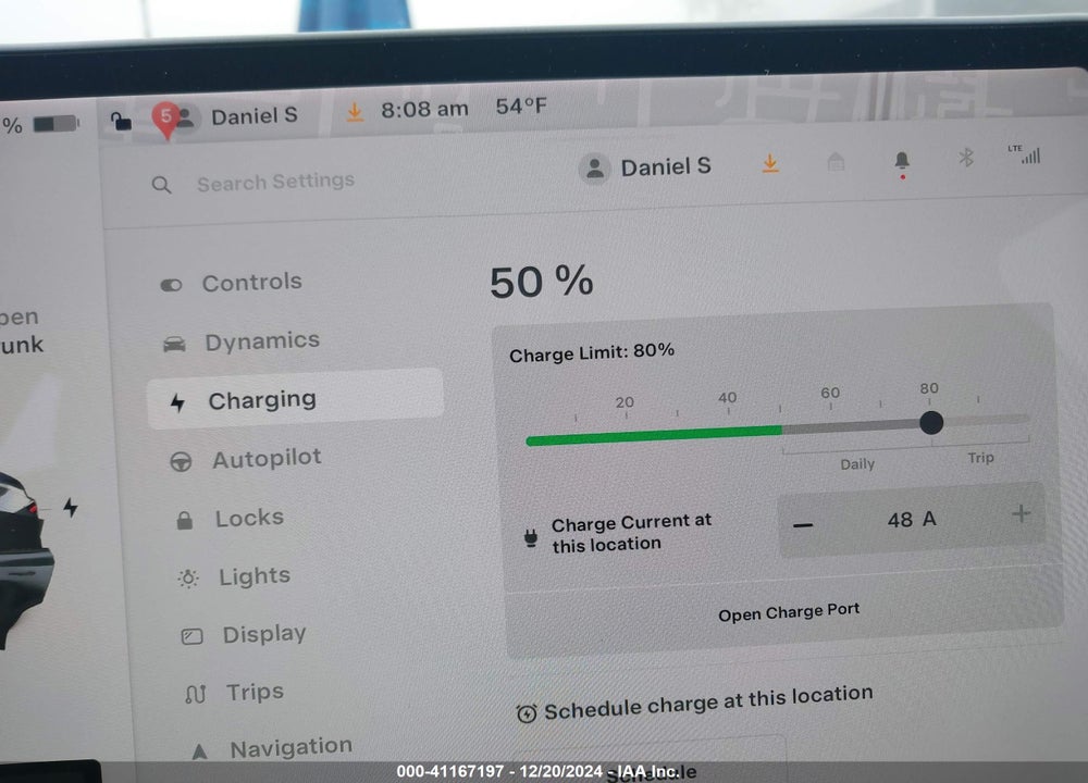2021 TESLA MODEL Y LONG RANGE DUAL MOTOR ALL-WHEEL DRIVE VIN: 5YJYGDEE3MF258160
