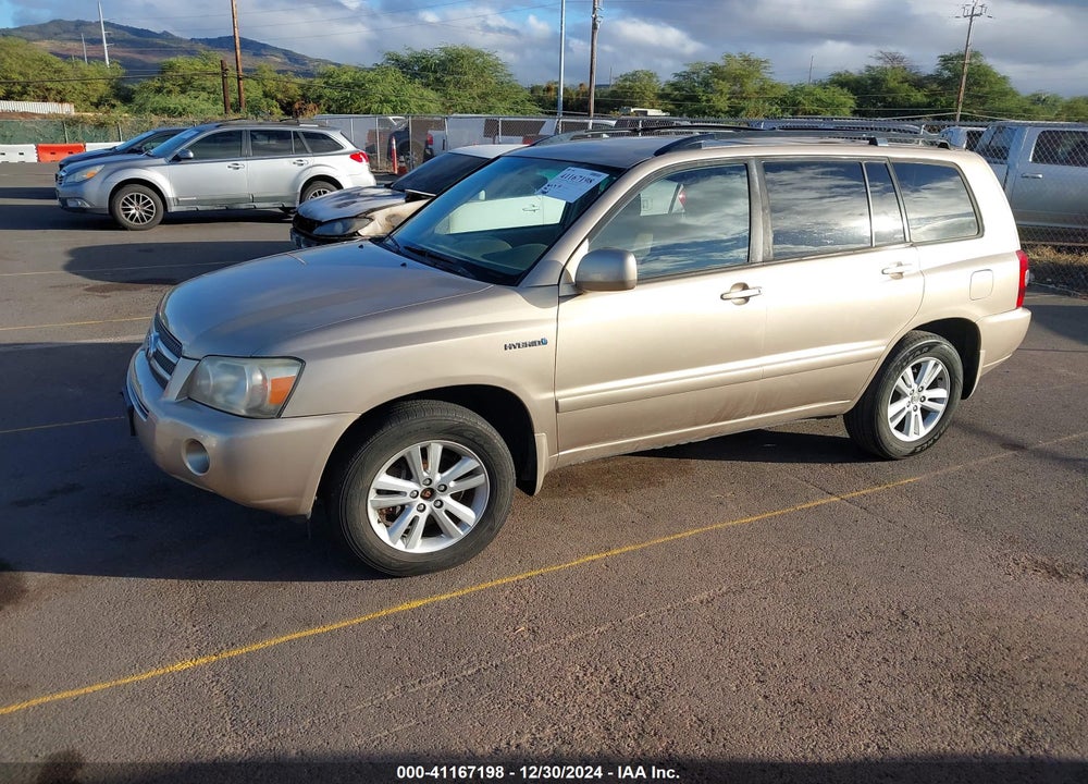 2006 TOYOTA HIGHLANDER HYBRID V6 VIN: JTEDW21A060010891