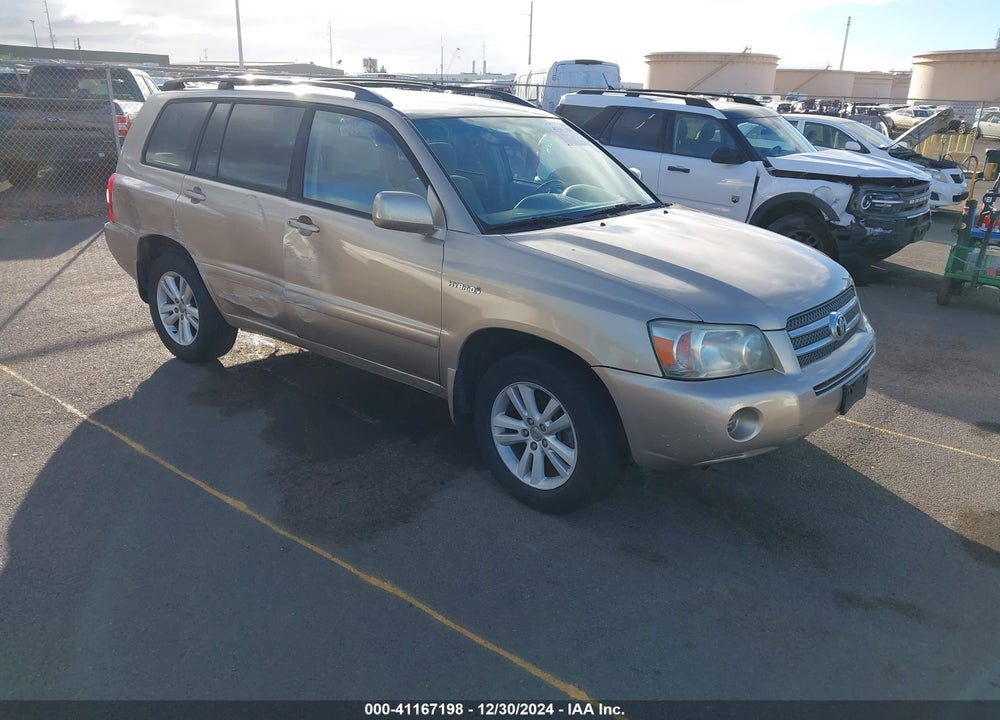 2006 TOYOTA HIGHLANDER HYBRID V6 VIN: JTEDW21A060010891