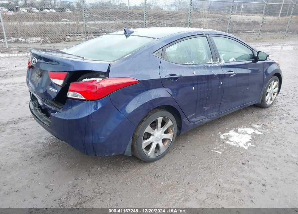 2013 HYUNDAI ELANTRA LIMITED VIN: 5NPDH4AEXDH400569