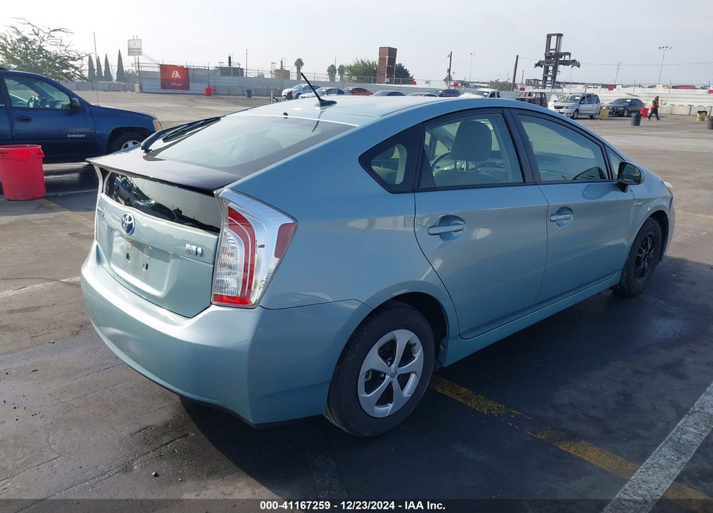 2014 TOYOTA PRIUS VIN: JTDKN3DU4E1849249