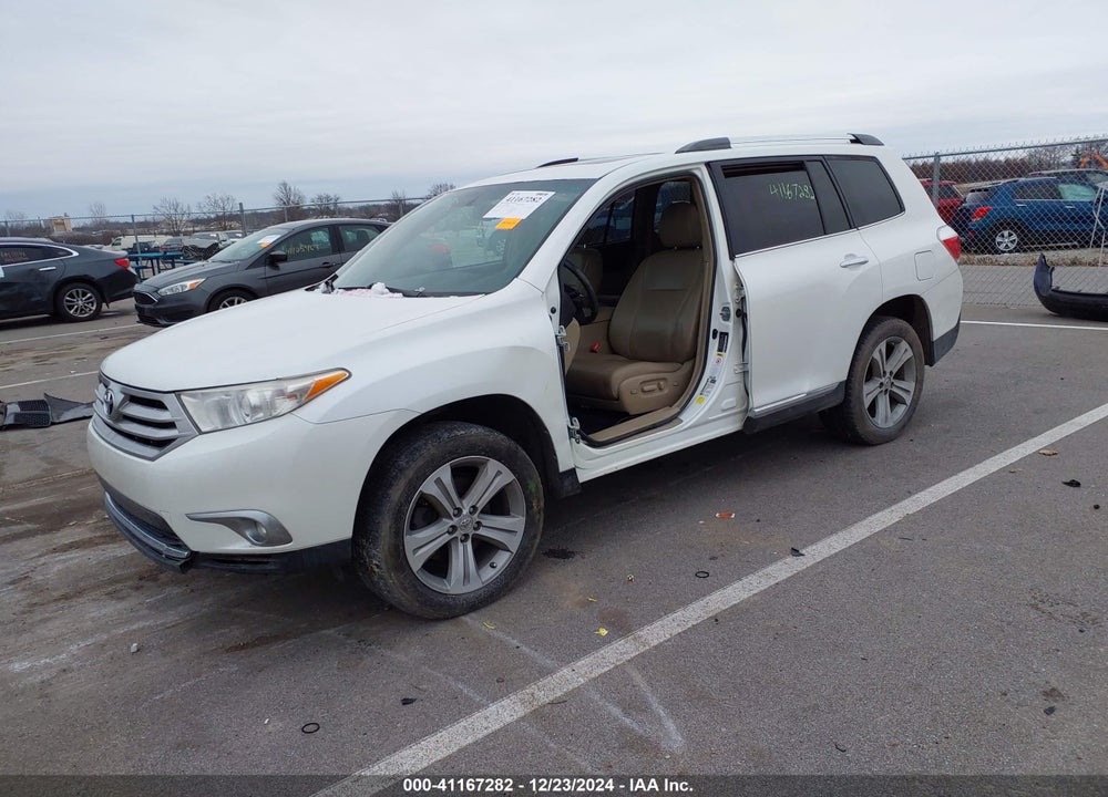 2012 TOYOTA HIGHLANDER LIMITED V6 VIN: 5TDDK3EHXCS129330