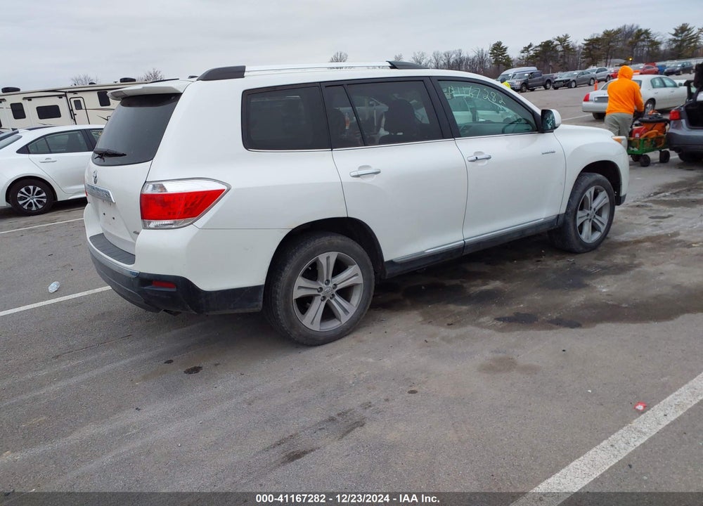 2012 TOYOTA HIGHLANDER LIMITED V6 VIN: 5TDDK3EHXCS129330