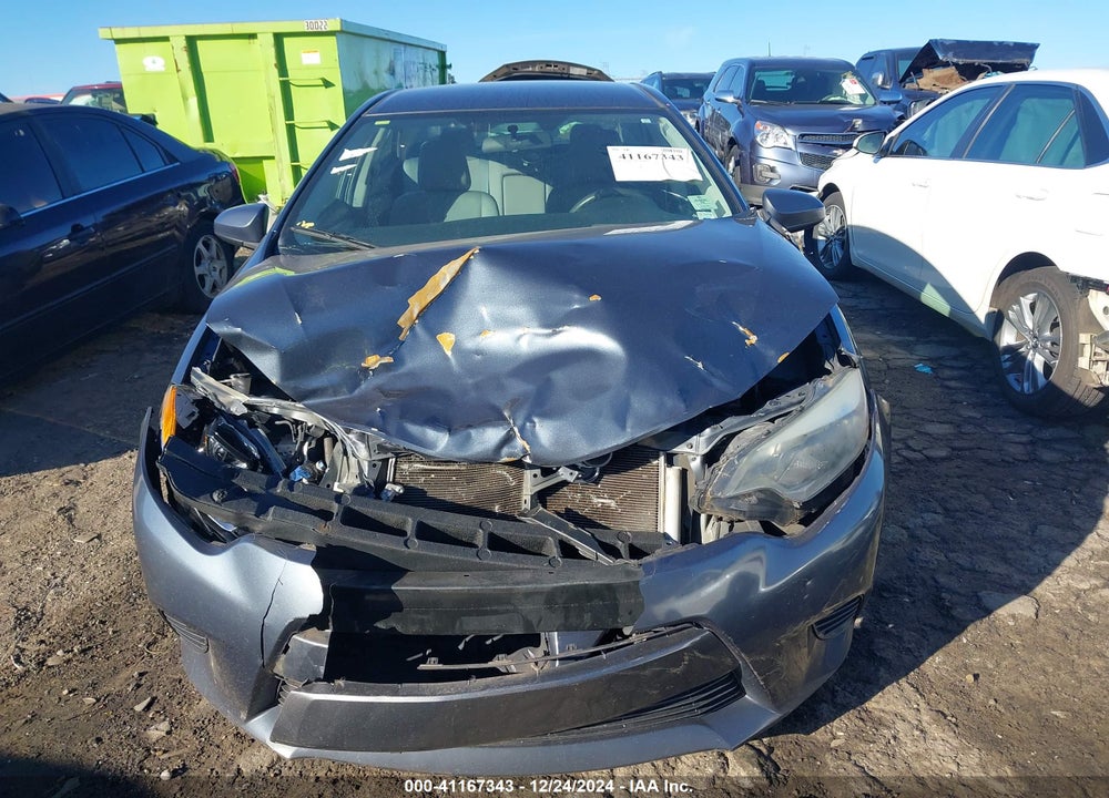 2016 TOYOTA COROLLA LE VIN: 2T1BURHE1GC631079