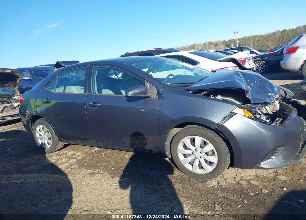 2016 TOYOTA COROLLA LE VIN: 2T1BURHE1GC631079