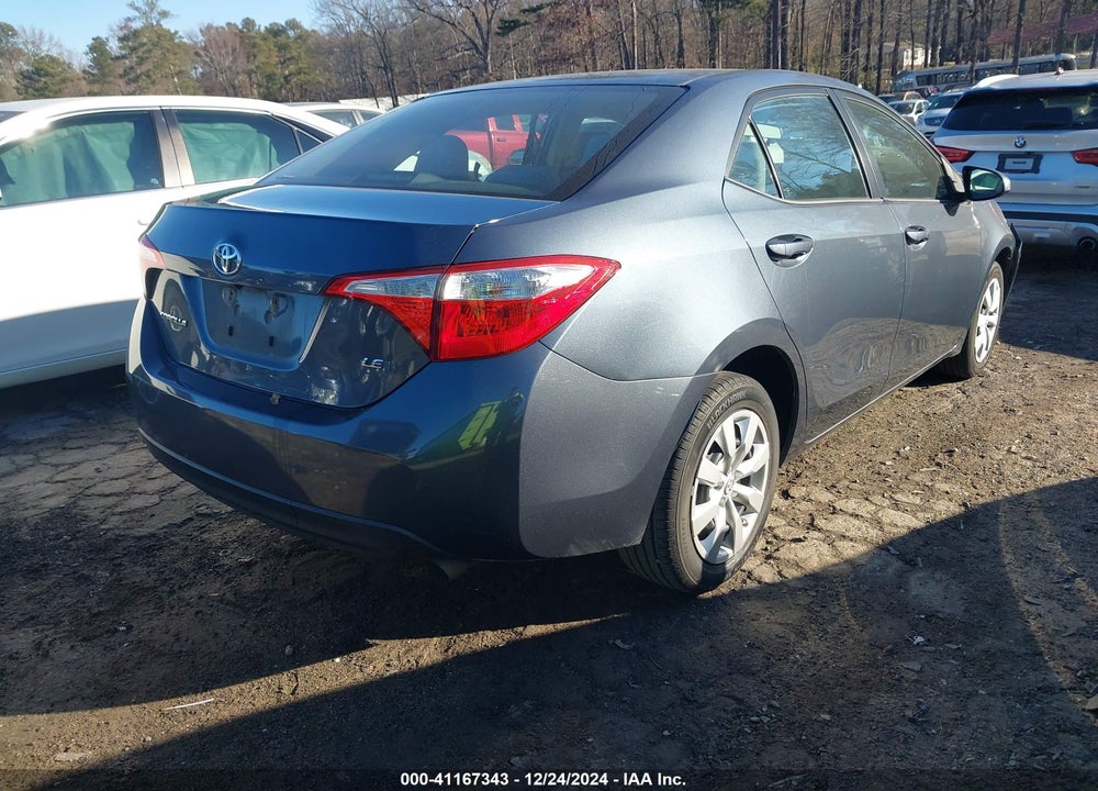 2016 TOYOTA COROLLA LE VIN: 2T1BURHE1GC631079