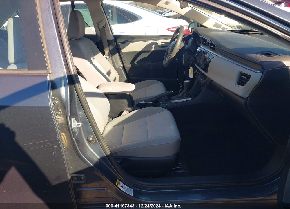 2016 TOYOTA COROLLA LE VIN: 2T1BURHE1GC631079