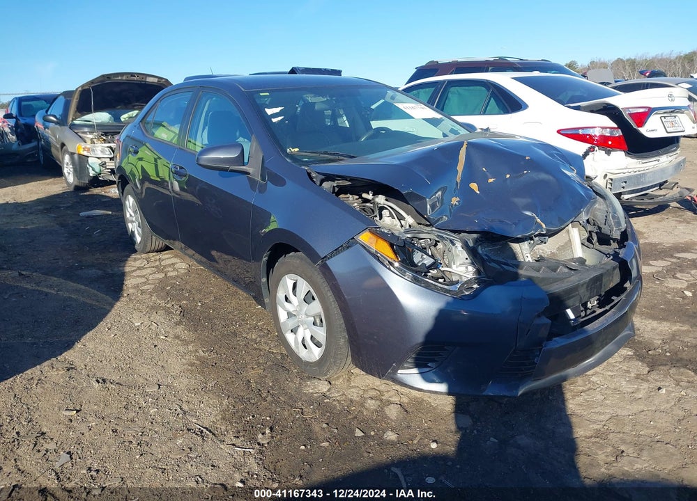2016 TOYOTA COROLLA LE VIN: 2T1BURHE1GC631079