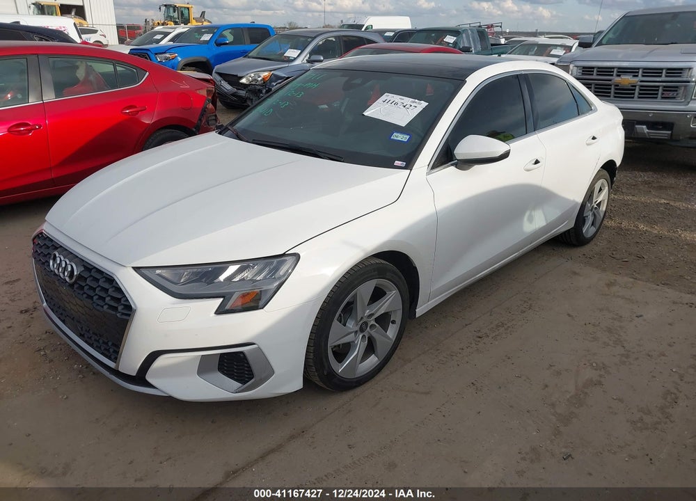 2022 AUDI A3 VIN: WAUAUDGY1NA047256
