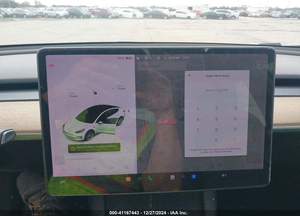 2021 TESLA MODEL 3 STANDARD RANGE PLUS REAR-WHEEL DRIVE VIN: 5YJ3E1EA9MF861058