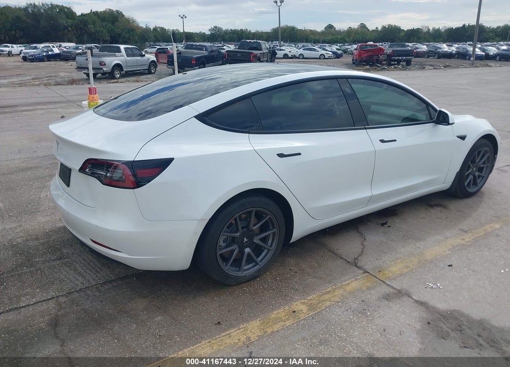 2021 TESLA MODEL 3 STANDARD RANGE PLUS REAR-WHEEL DRIVE VIN: 5YJ3E1EA9MF861058
