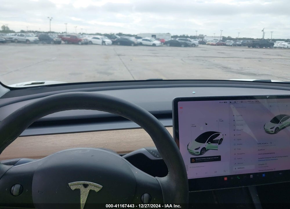 2021 TESLA MODEL 3 STANDARD RANGE PLUS REAR-WHEEL DRIVE VIN: 5YJ3E1EA9MF861058