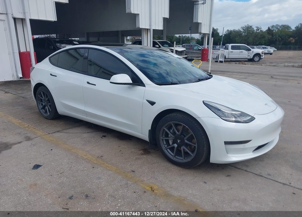 2021 TESLA MODEL 3 STANDARD RANGE PLUS REAR-WHEEL DRIVE VIN: 5YJ3E1EA9MF861058