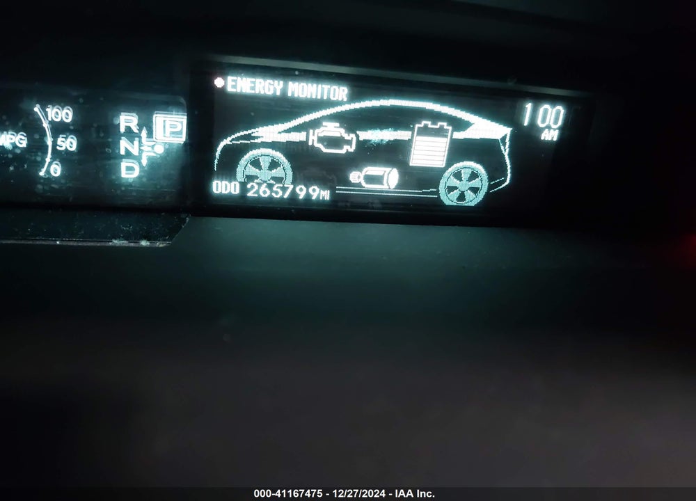 2011 TOYOTA PRIUS TWO VIN: JTDKN3DU6B0295665