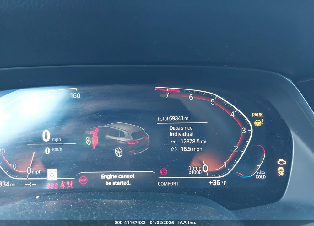 2019 BMW X5 XDRIVE40I VIN: 5UXCR6C50KLL21534