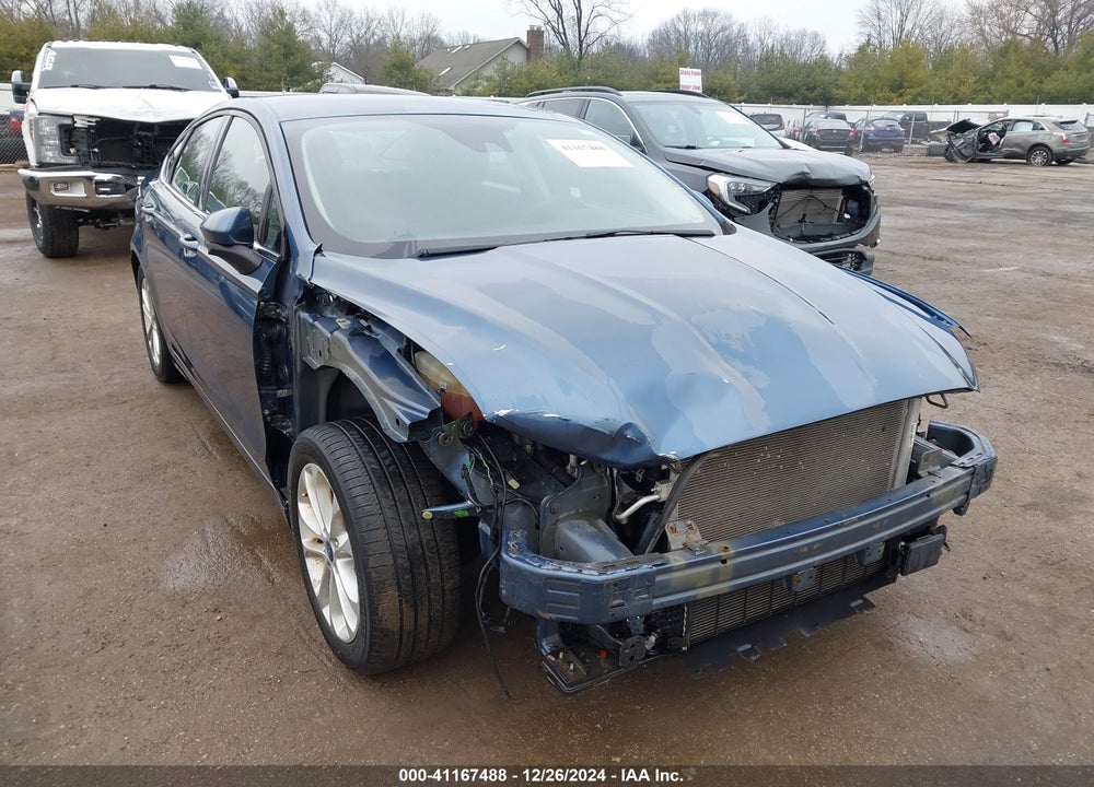 2019 FORD FUSION SE VIN: 3FA6P0HD1KR195063