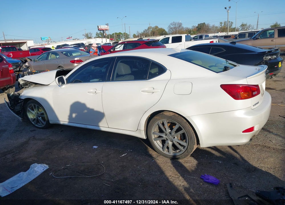 2008 LEXUS IS 250 VIN: JTHBK262485064160