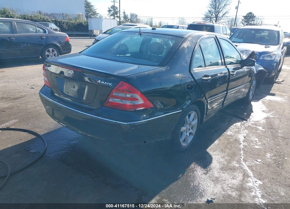 2007 MERCEDES-BENZ C 280 LUXURY 4MATIC VIN: WDBRF92H37F908414