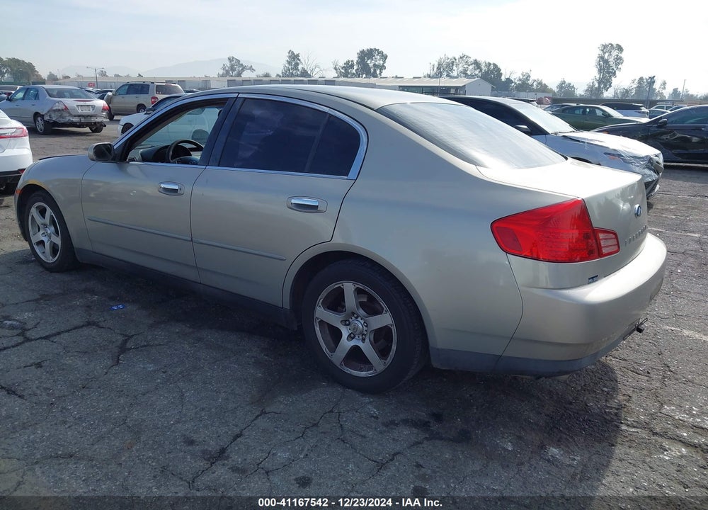 2003 INFINITI G35 LUXURY LEATHER VIN: JNKCV51E23M335357