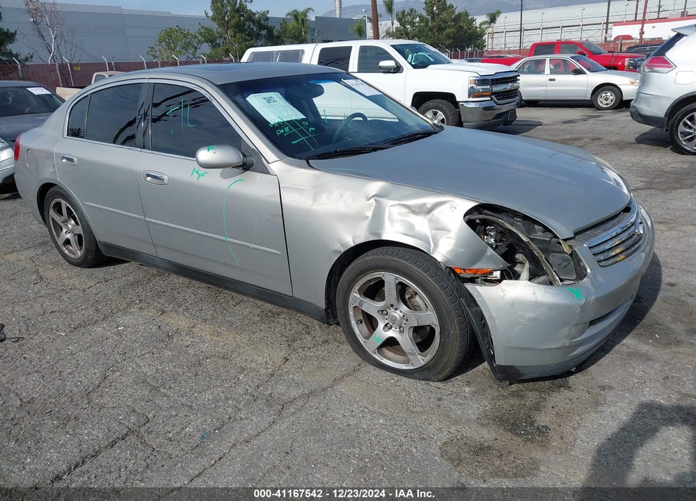 2003 INFINITI G35 LUXURY LEATHER VIN: JNKCV51E23M335357