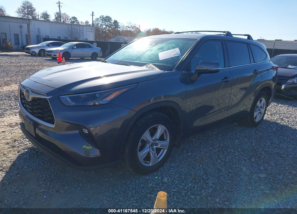 2022 TOYOTA HIGHLANDER LE VIN: 5TDZZRAH7NS557191