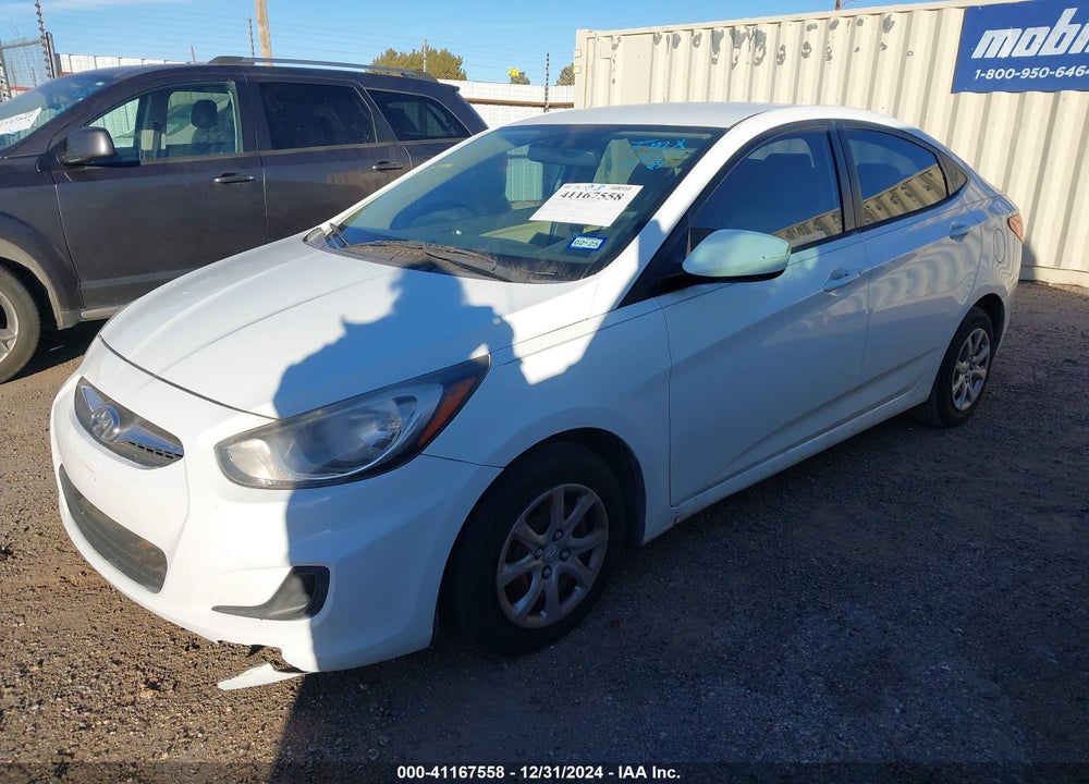 2013 HYUNDAI ACCENT GLS VIN: KMHCT4AE8DU558923