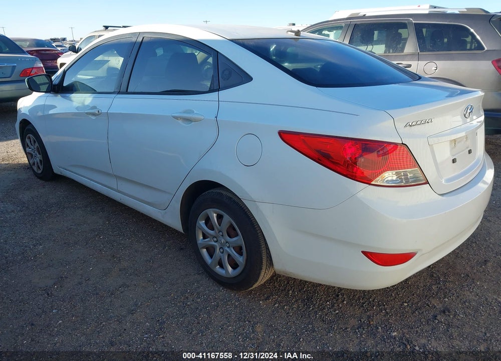 2013 HYUNDAI ACCENT GLS VIN: KMHCT4AE8DU558923