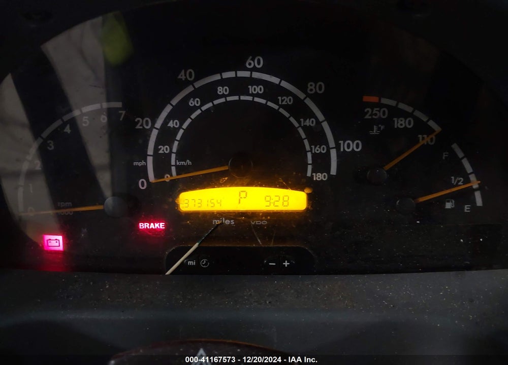 2002 FREIGHTLINER SPRINTER 2500 VIN: WD2YD241725363051