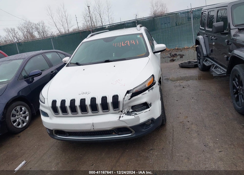 2016 JEEP CHEROKEE LIMITED VIN: 1C4PJLDB1GW135911
