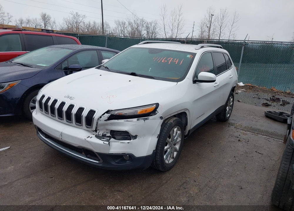 2016 JEEP CHEROKEE LIMITED VIN: 1C4PJLDB1GW135911