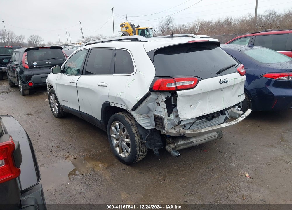 2016 JEEP CHEROKEE LIMITED VIN: 1C4PJLDB1GW135911