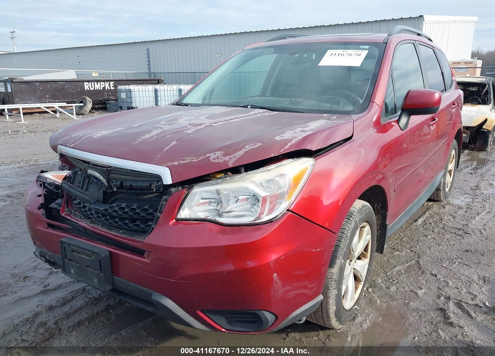 2014 SUBARU FORESTER 2.5I PREMIUM VIN: JF2SJAEC1EH407835