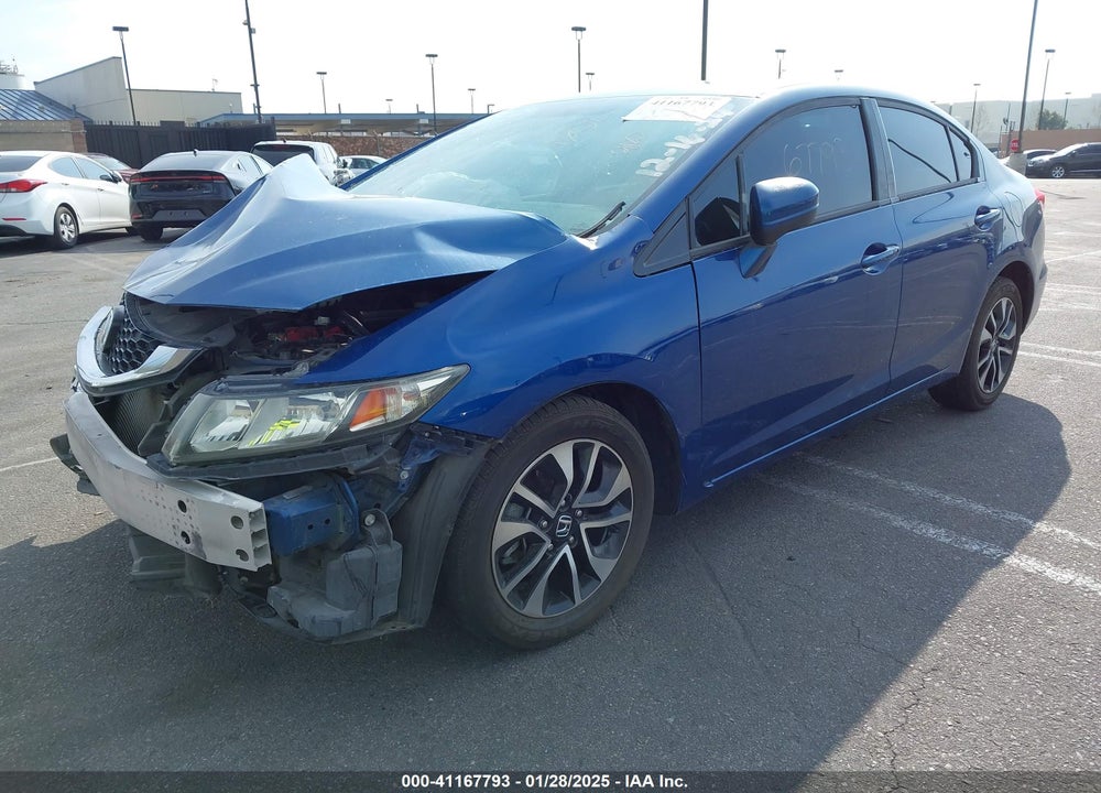 2014 HONDA CIVIC EX VIN: 19XFB2F88EE241624