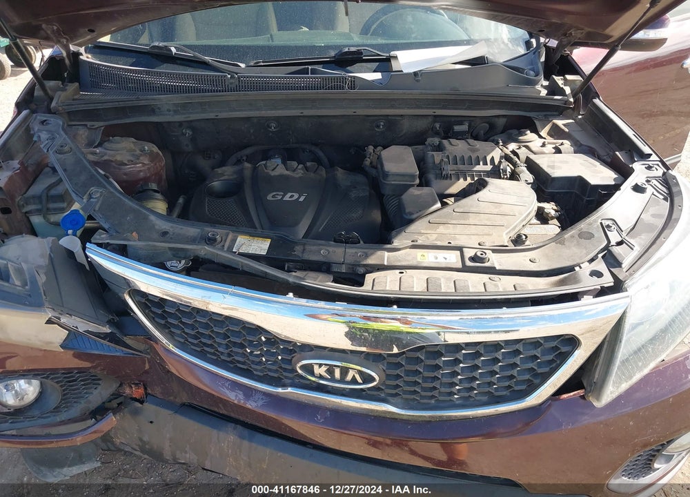 2013 KIA SORENTO LX VIN: 5XYKT3A6XDG387175
