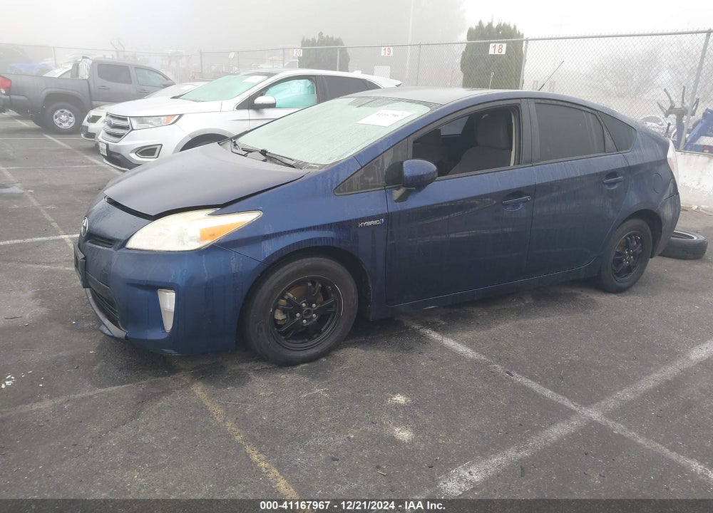 2012 TOYOTA PRIUS TWO VIN: JTDKN3DUXC1490230