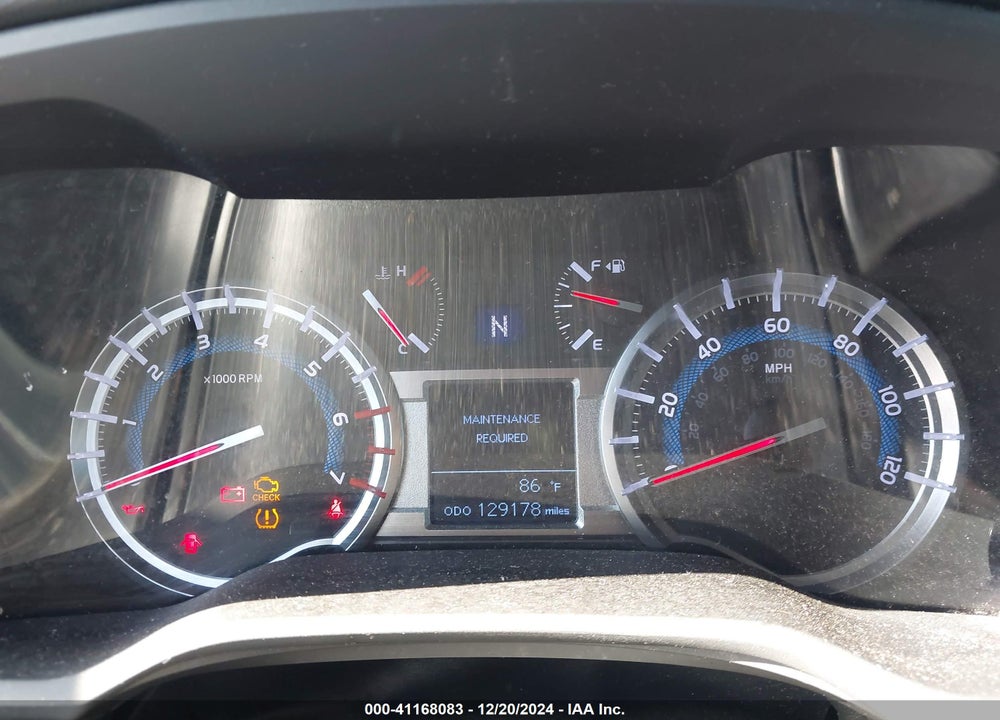 2016 TOYOTA 4RUNNER LIMITED/SR5/SR5 PREMIUM/TRAIL/TRAIL PREMIUM/TRD PRO VIN: JTEBU5JR7G5318097