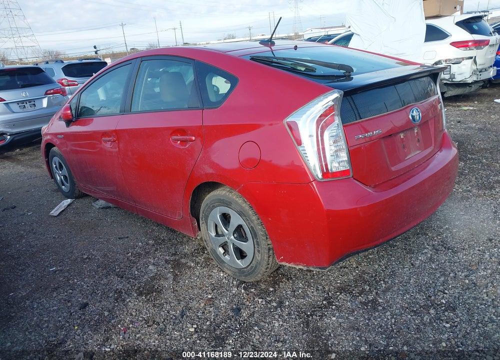 2012 TOYOTA PRIUS THREE VIN: JTDKN3DU7C1597560