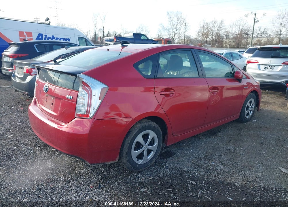2012 TOYOTA PRIUS THREE VIN: JTDKN3DU7C1597560