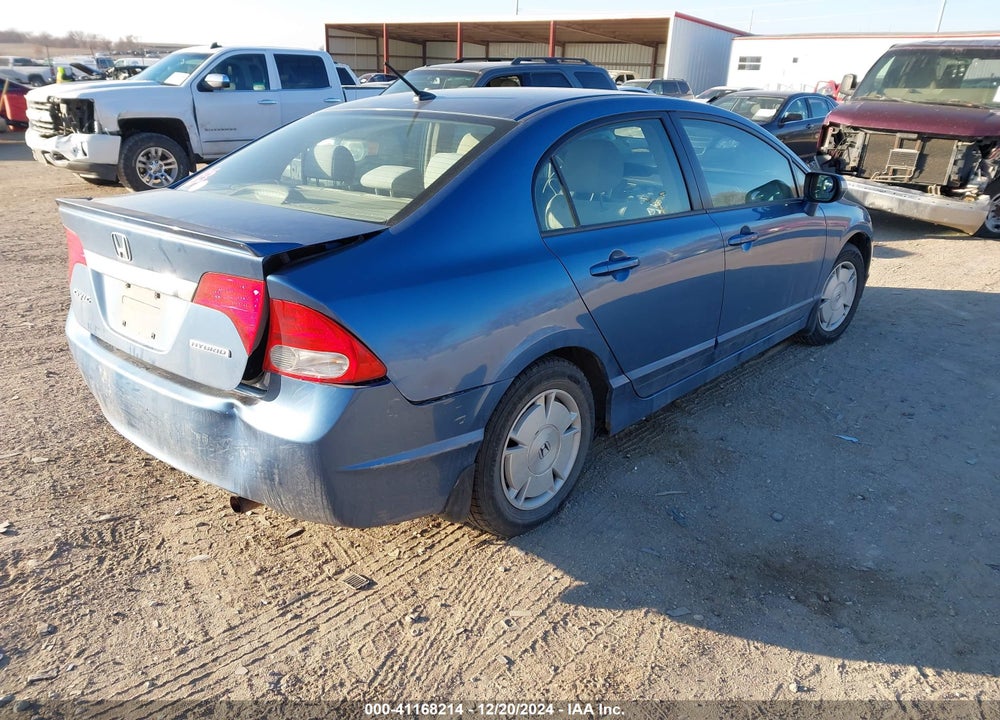 2009 HONDA CIVIC HYBRID VIN: JHMFA36249S005896