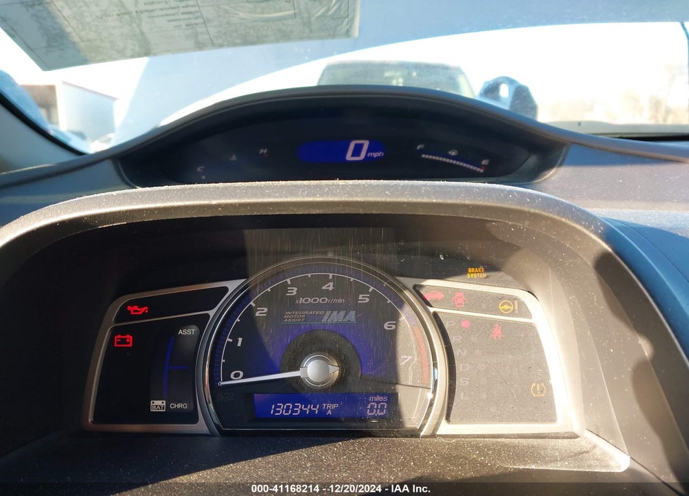 2009 HONDA CIVIC HYBRID VIN: JHMFA36249S005896