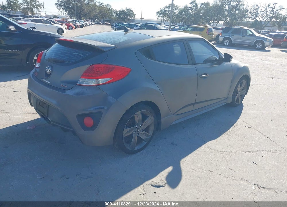2014 HYUNDAI VELOSTER TURBO W/BLUE VIN: KMHTC6AE7EU201827