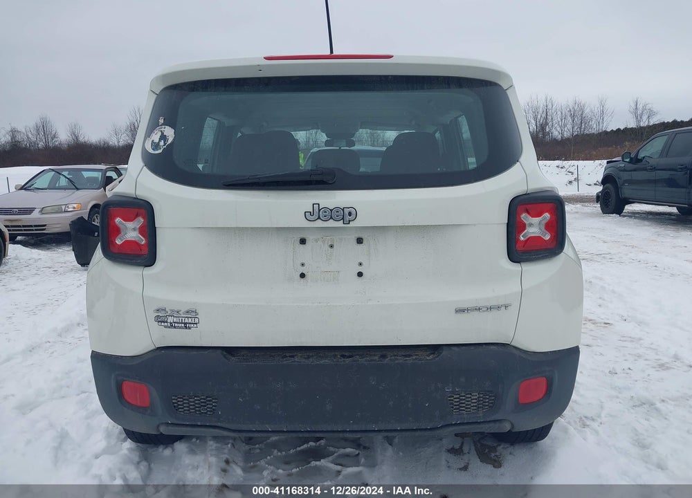 2017 JEEP RENEGADE SPORT 4X4 VIN: ZACCJBAB0HPG00660