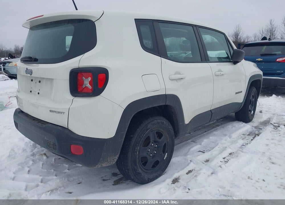 2017 JEEP RENEGADE SPORT 4X4 VIN: ZACCJBAB0HPG00660