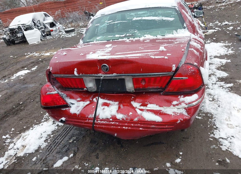 2000 MERCURY GRAND MARQUIS LS VIN: 2MEFM75W7YX725188