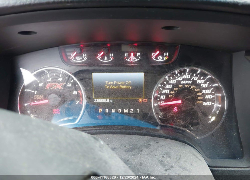 2013 FORD F-150 FX4 VIN: 1FTFW1EF7DKE68247