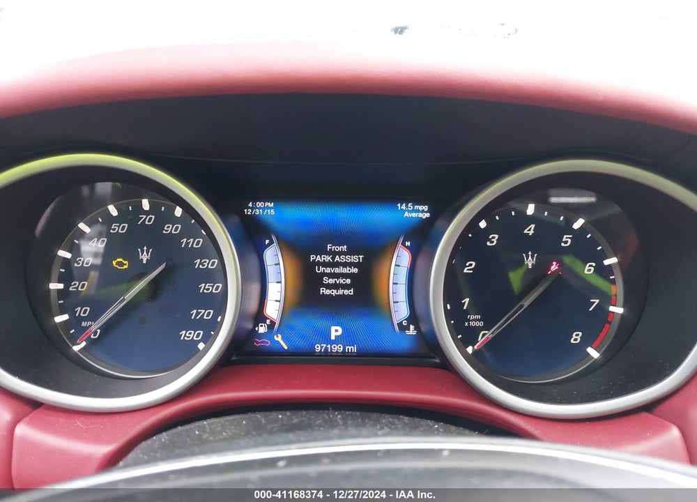 2017 MASERATI GHIBLI S VIN: ZAM57RSL5H1213251