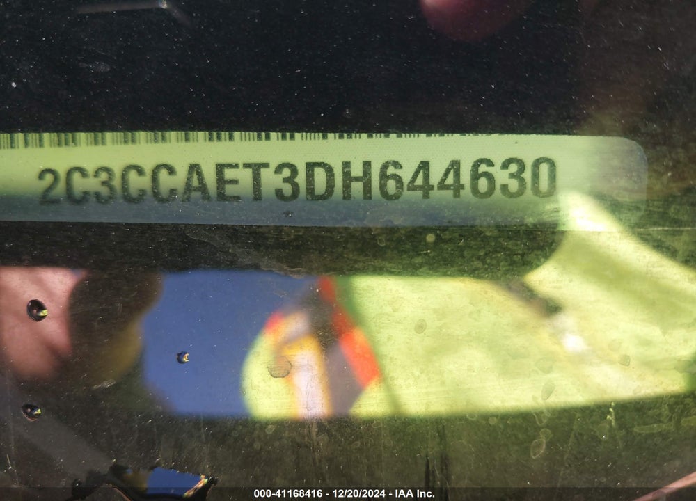 2013 CHRYSLER 300C VIN: 2C3CCAET3DH644630