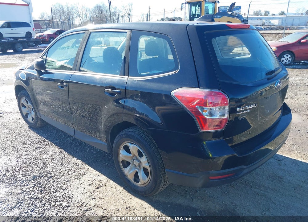 2016 SUBARU FORESTER 2.5I VIN: JF2SJAAC0GH557475